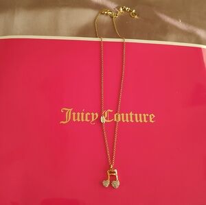 Vintage Juicy Couture Music Note Necklace